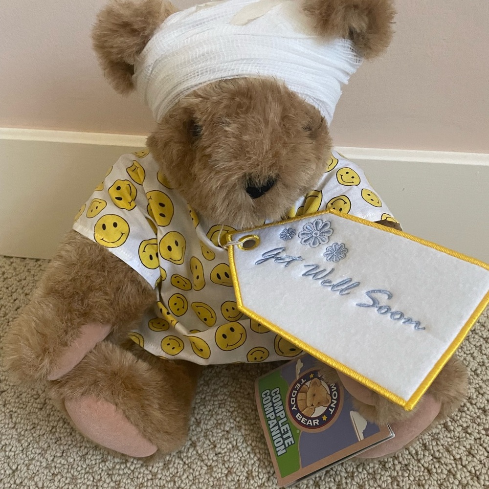 15 In. Get Well Bear - Honey - Vermont Teddy Bear